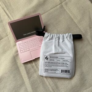 Glossier Mini Laptop Mirror Pink Accessory (SOLD OUT)